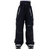 imageSnowboard Pants for Women Men Baggy Ski Pants Loose Warm Insulation Waterproof WindproofBlack