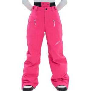 Ski Pants Snow Snowboard Pants Waterproof Insulated Baggy Windproof Hiking Winter Warm for Men Women(Hot Pink)