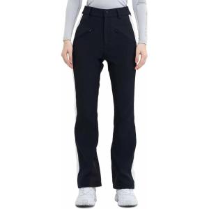 Ski Pants for Women Snow Fleece Lined Snowboard Soft Shell Slim Fit Fitted Waterproof Windproof Warm(Black)