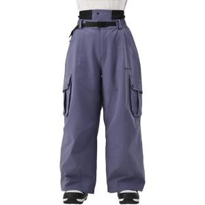 Snowboard Pants for Women Men Baggy Ski Pants Snow Loose Warm Insulated Winterproof Waterproof(Purple)
