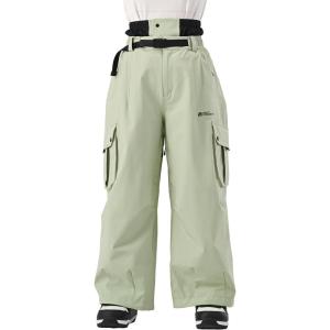 Snowboard Pants for Women Men Baggy Ski Pants Snow Loose Warm Insulated Winterproof Waterproof(Sage Color)