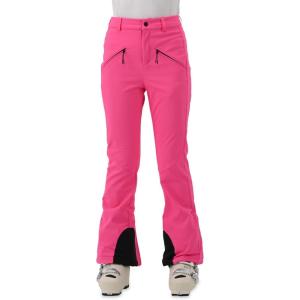 Womens Ski Pants Slim Fit Snow Fleece Lined Snowboard Soft Shell Fitted Insulated Waterproof Windproof Warm(Hot Pink)