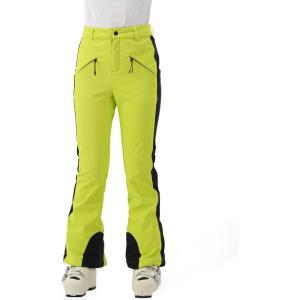 Womens Ski Pants Slim Fit Soft Shell Snow Fleece Lined Snowboard Fitted Insulated Waterproof Windproof Warm(Light Green)